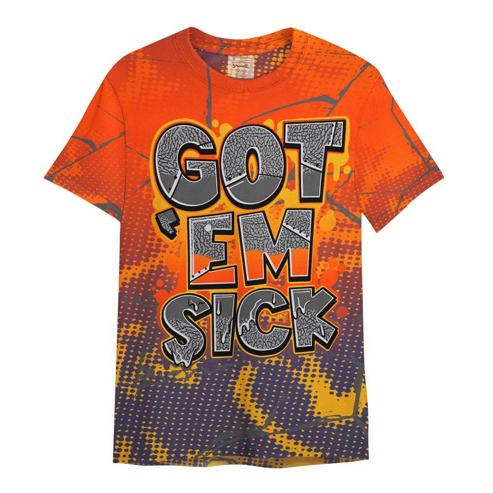 Shirt To Match Rio 3s - Gotten 'Em Sick Crack Shirt Unisex