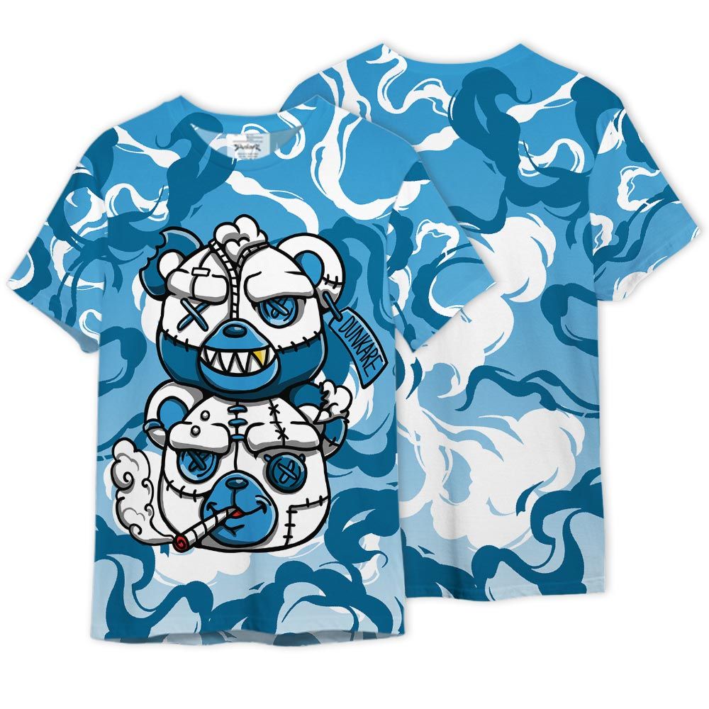 Shirt To Match Powder Blue 9s - Double Hazards Hugz Smoke Graphics Shirt Unisex