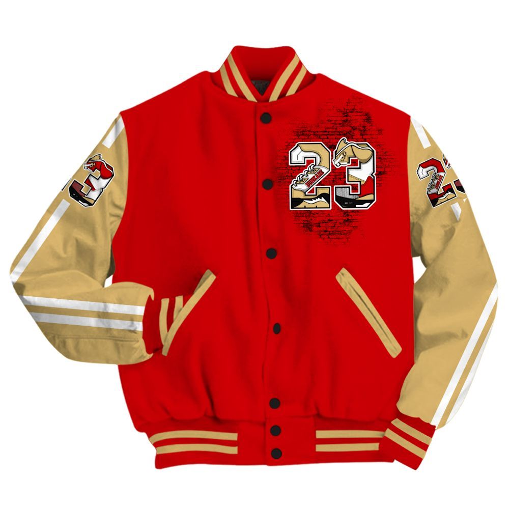 Varsity Jacket To Match Ja 2 Halloween - Custom Name Number 23 5s All Over Print