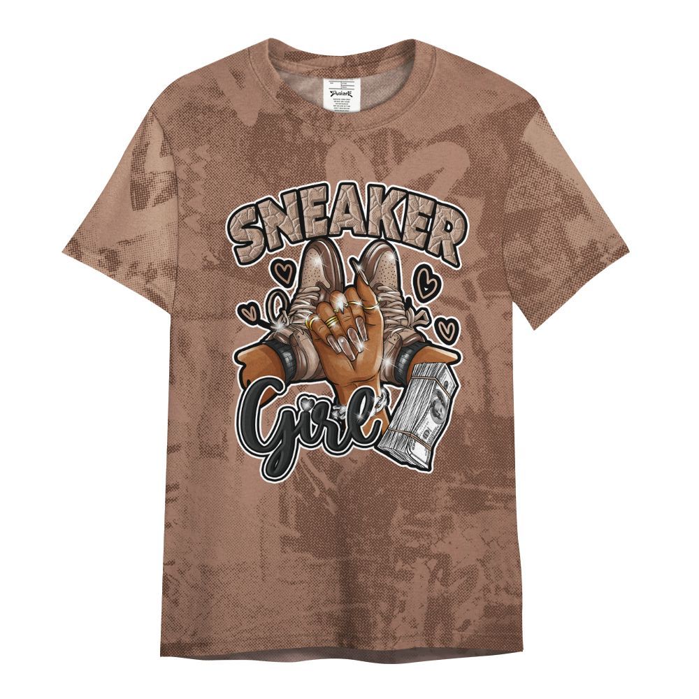 Shirt To Match KD 4 Christmas - Sneakerz Girlz Heart Grunge All Over Print