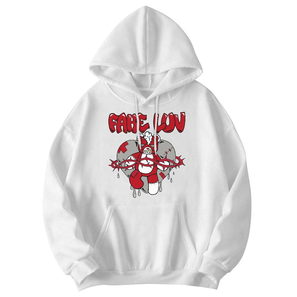 Sweatshirt To Match Air Griffey Max Gray Reds 1s - False Romance Hugz Graphic