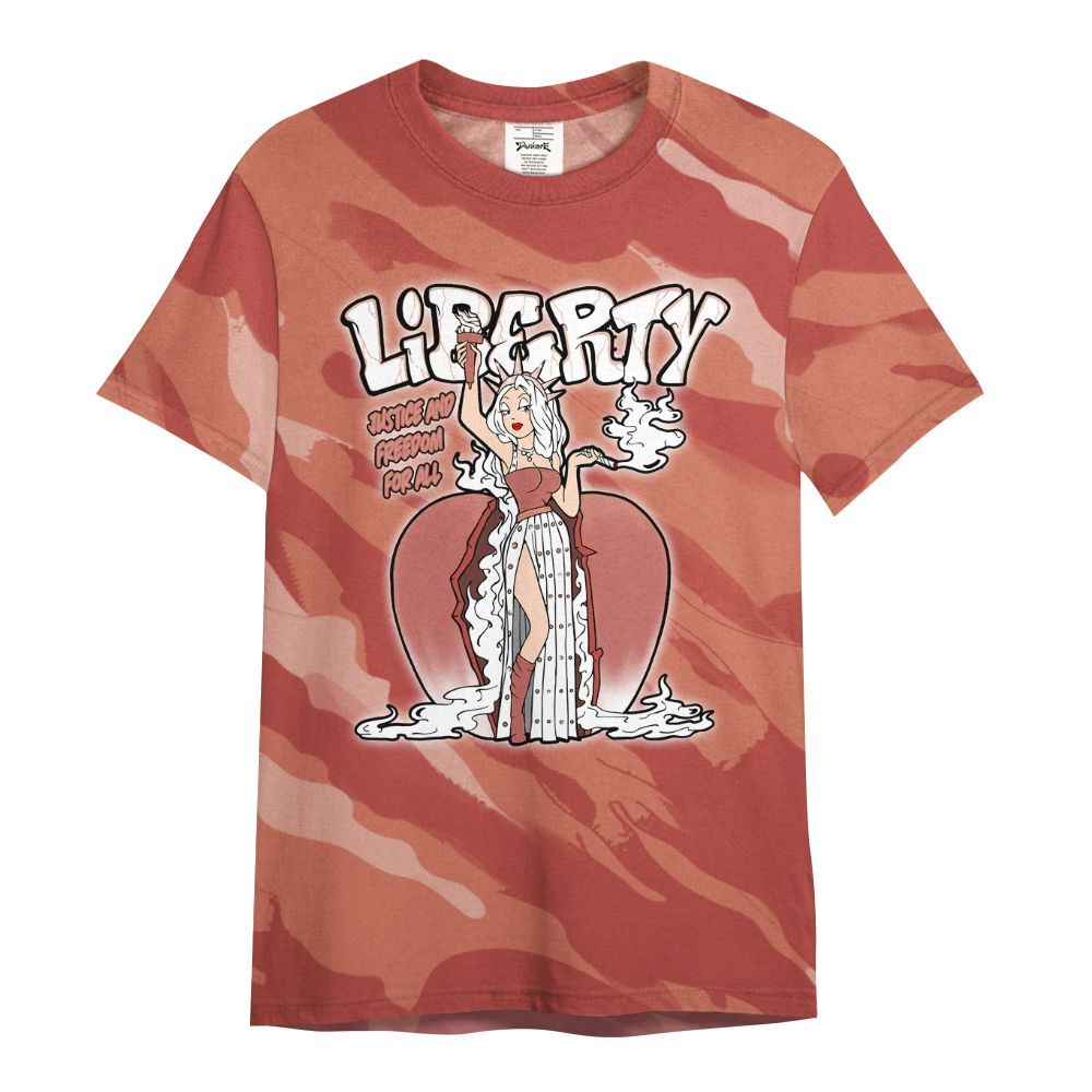 Shirt To Match Dune Red 13s - Midwest Cartoon Colored All Over Print