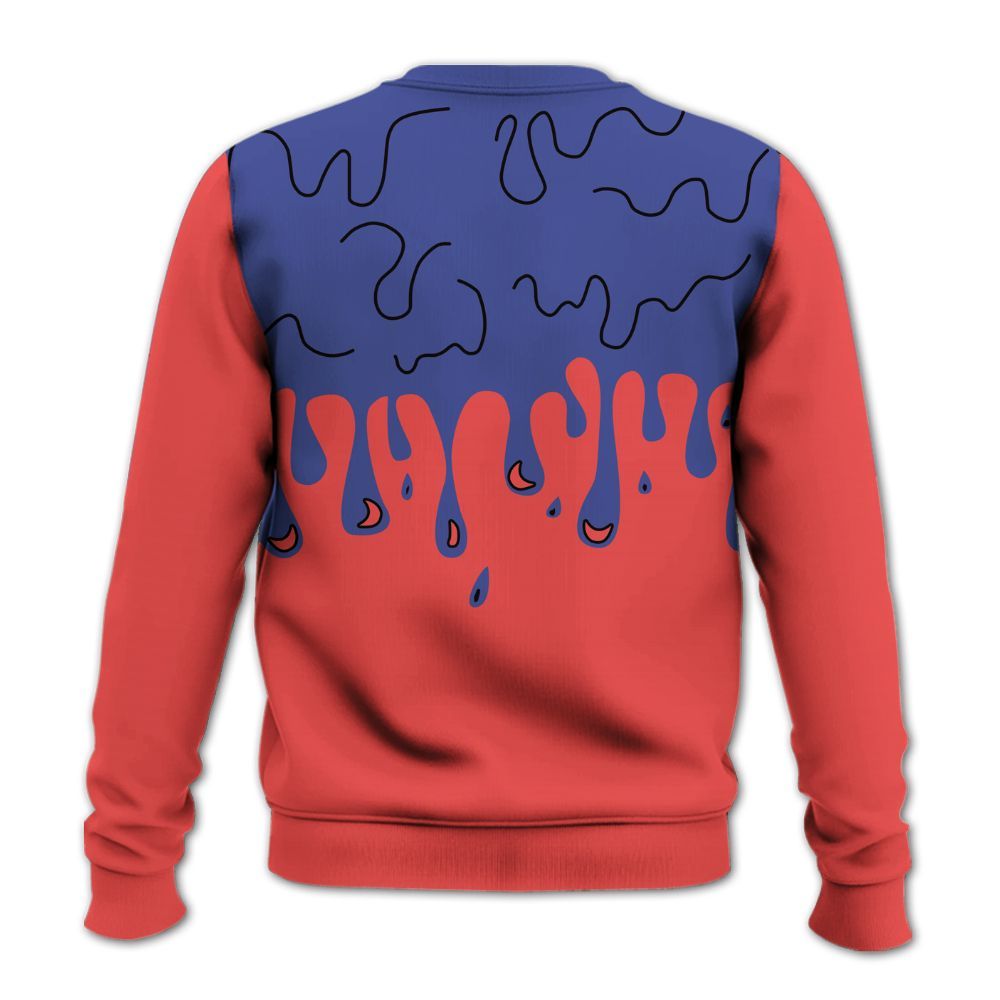 Sweatshirt To Match KD 4 Nerf - Snake Trust No One Drip All Over Print