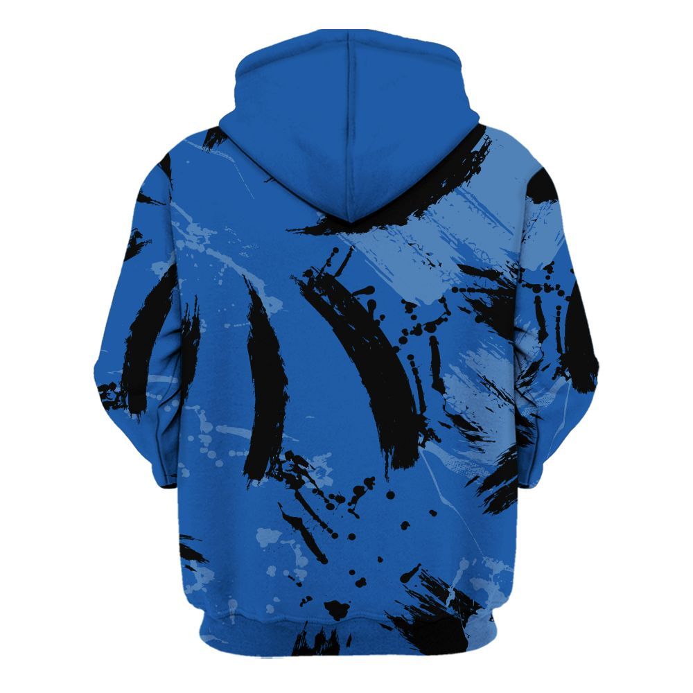 Hoodie To Match Low Space Royal 11s - Goddess Energy Retro All Over Print