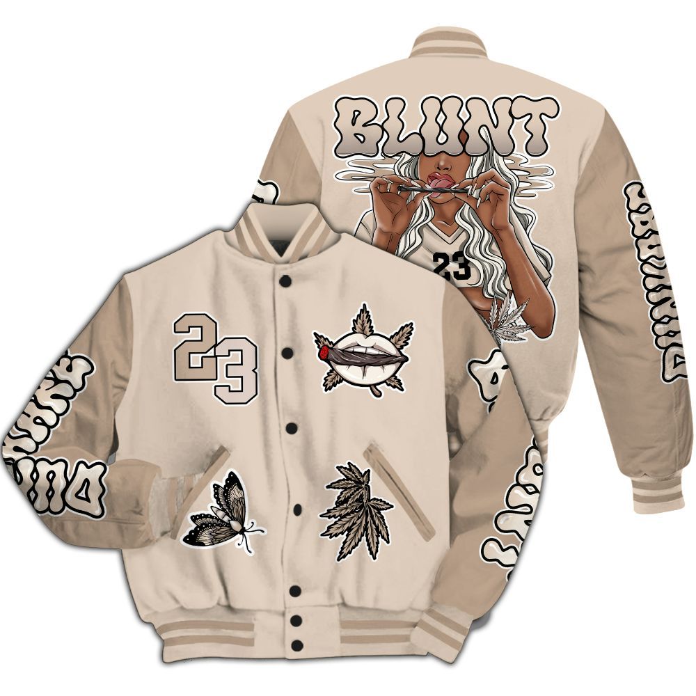 Varsity Jacket To Match Untouchable And Moments Cream - Bluntz Unique All Over Print