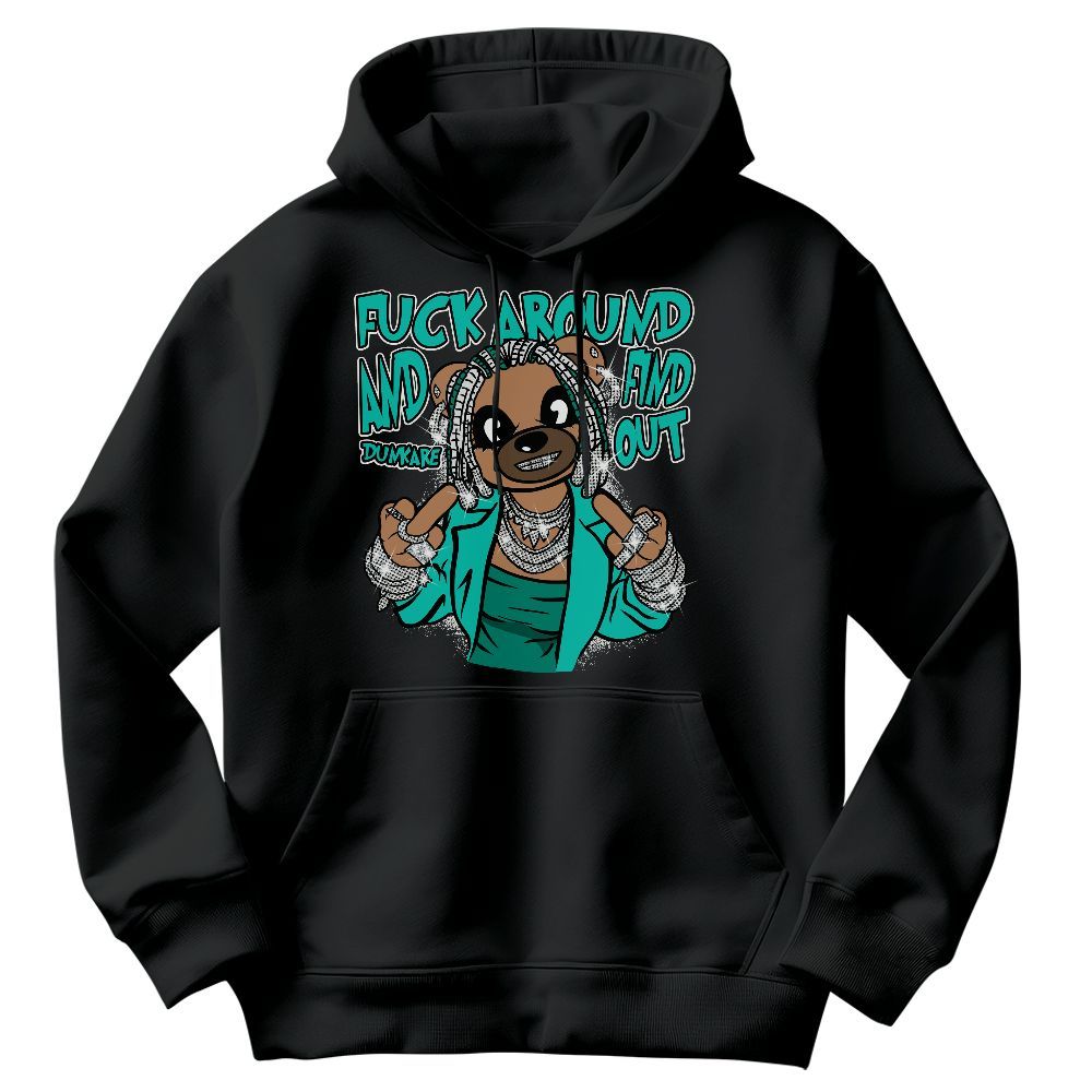 Sweatshirt To Match Dunk Low Clear Jade - F#ck Around Bear Bear Graphic