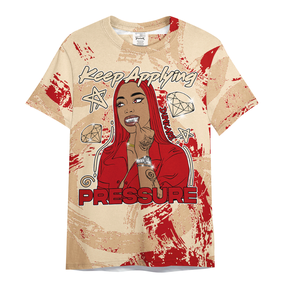 Shirt To Match Dunk Low Strawberry Waffle - Pressures Unique Circle Paint Splash Graphic Shirt Unisex