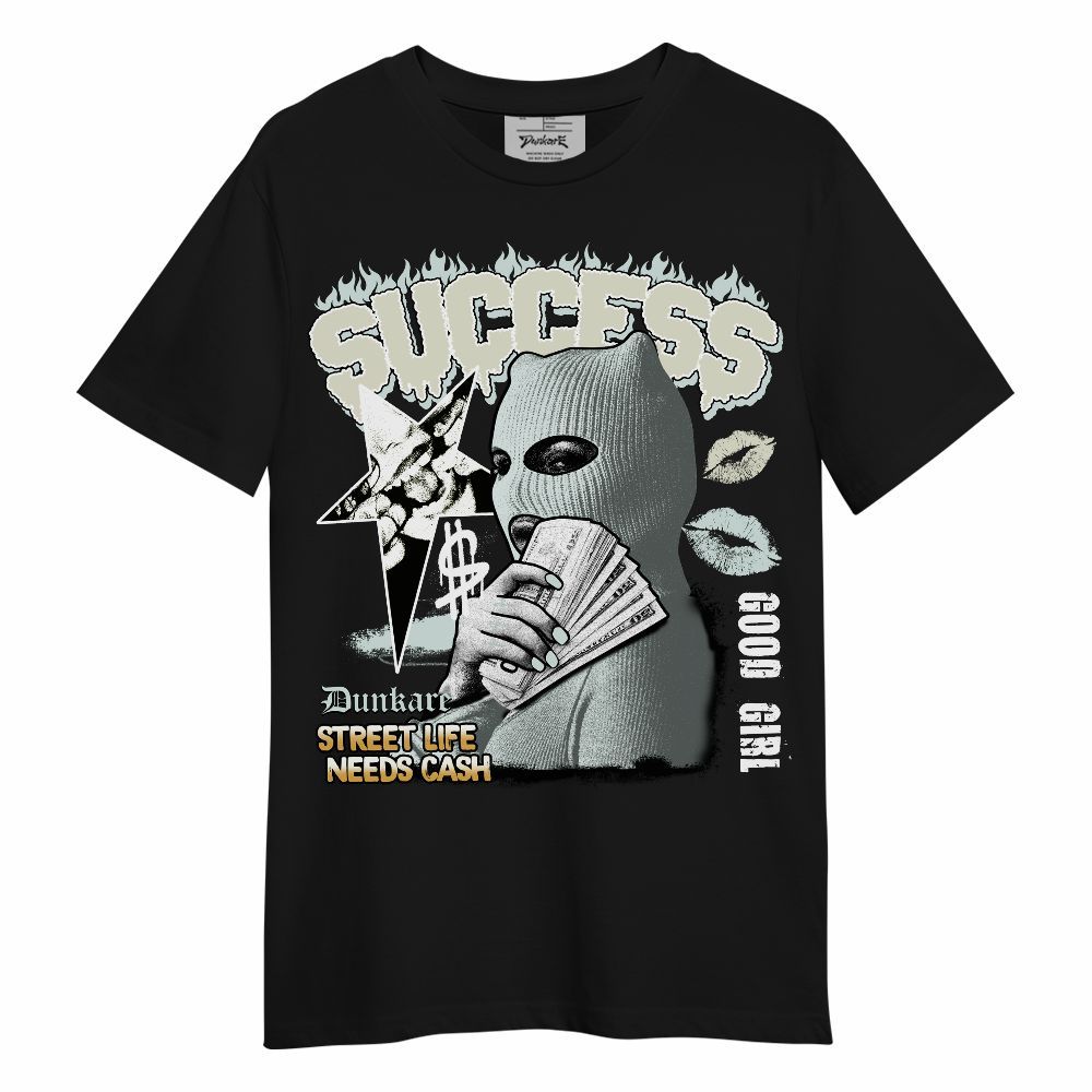 Shirt To Match Pure Platinum 4s - Success Money Good Girl Unisex Shirt