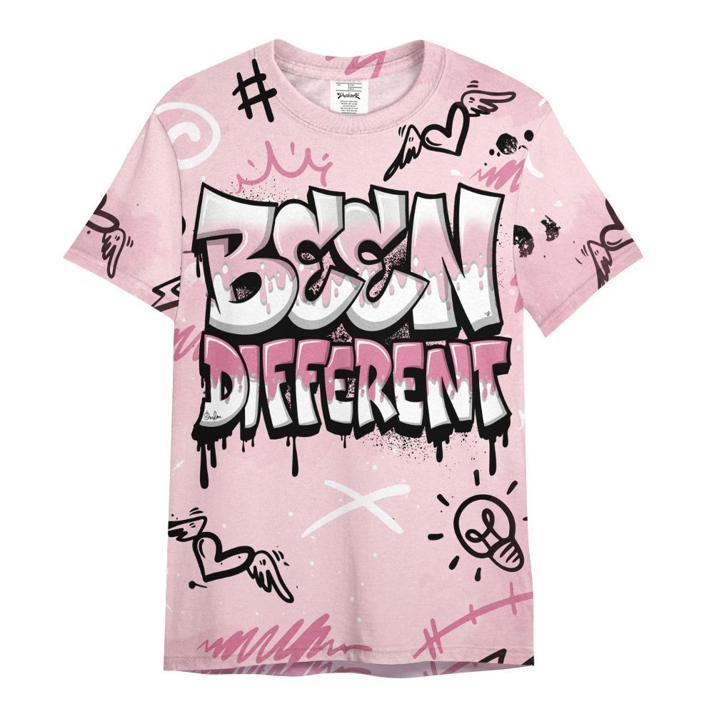 Shirt To Match GS Pearl Pink 12s Shirt, Drip Been Di2ferent All Over Print