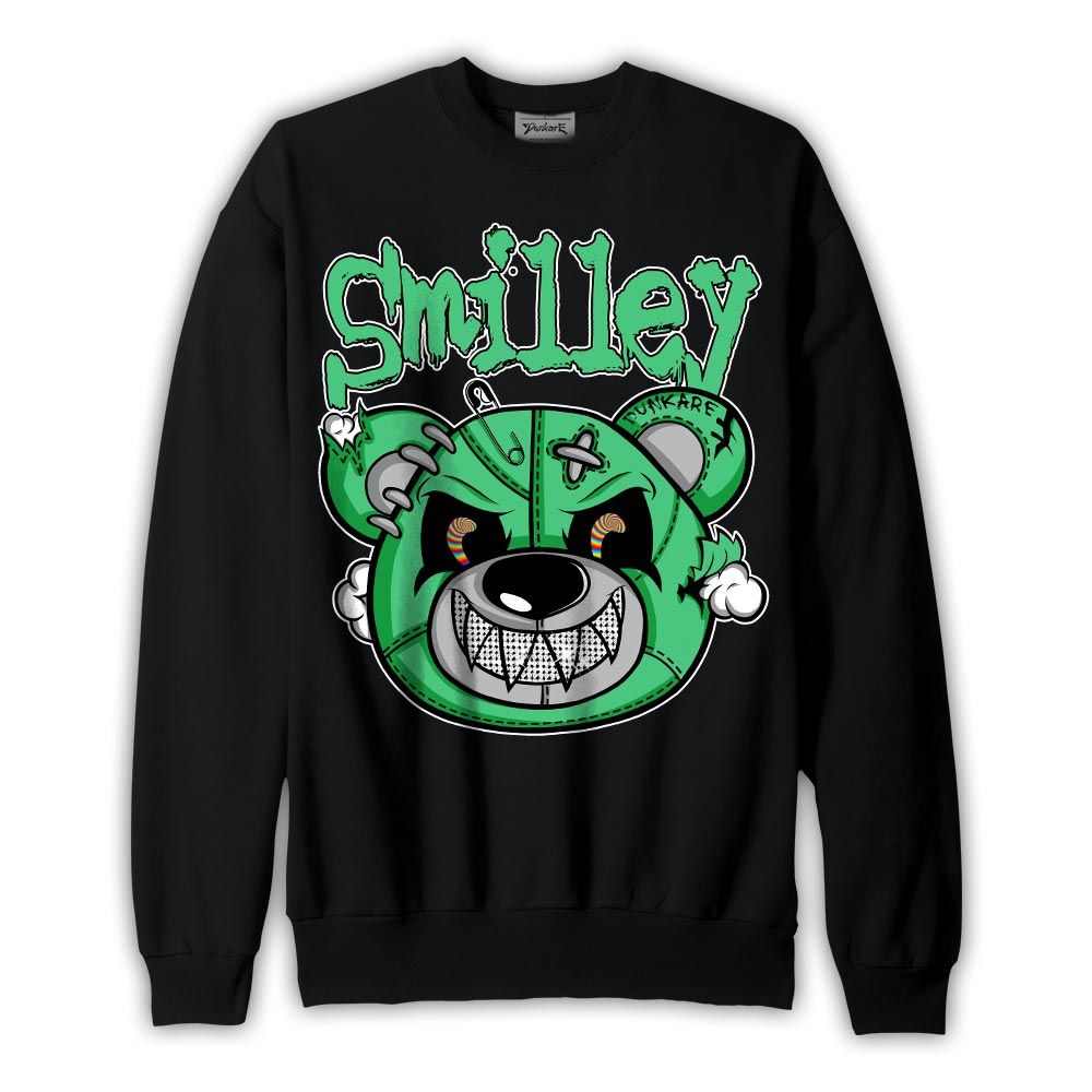 Sweatshirt To match Sweatshirt Smilley Bear, 3 Green Glow Sweatshirt To Match Sneaker 2404 NCMD
