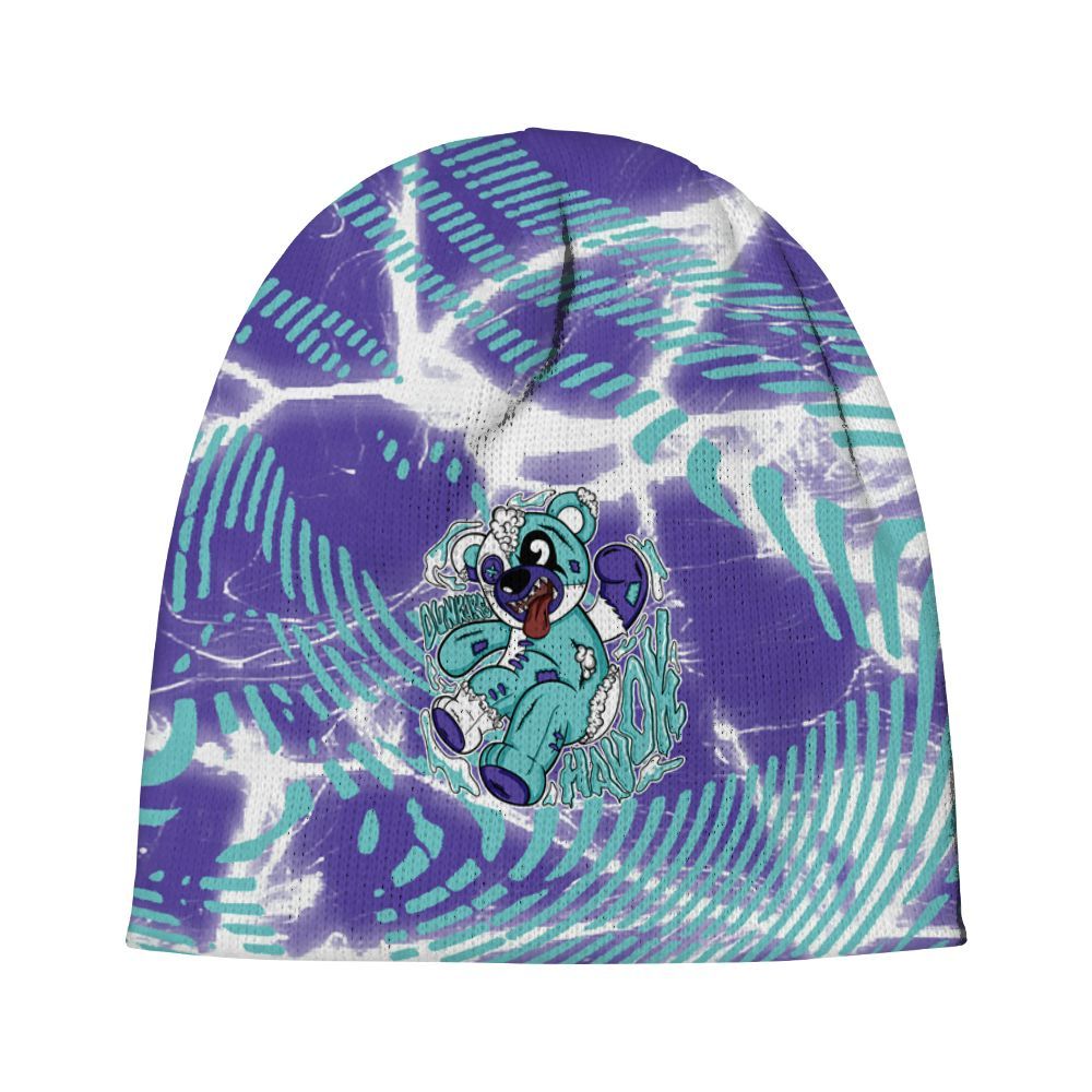 Beanie Hat To Match Low Hornets 1s - Havok Bear Graphic