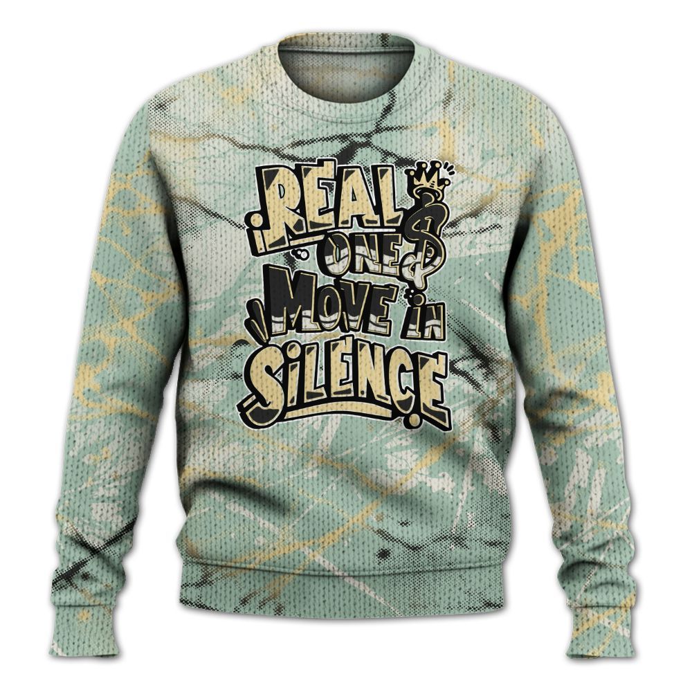 Knitted Sweater To Match Joins Year Of The Snake 5s - Ones Move In Silence Graphic