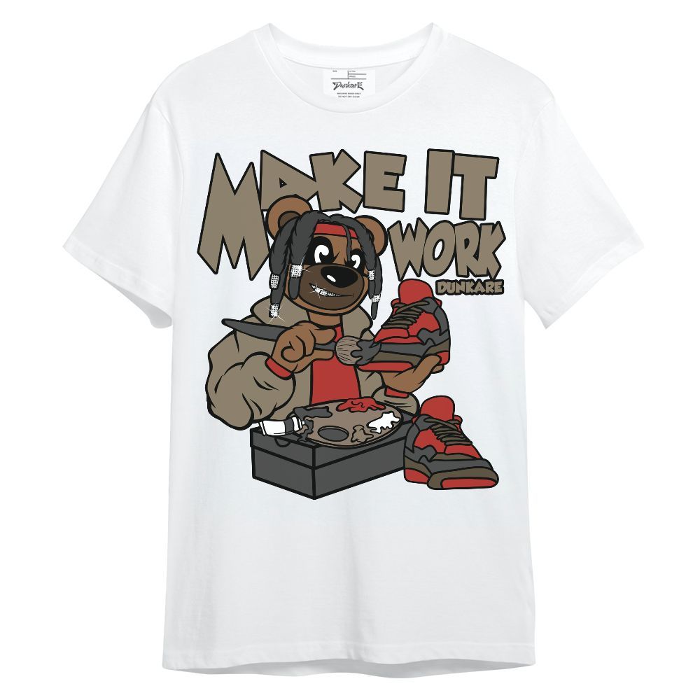 Shirt To Match Olive 9s - Pull It Off Bear Unisex Shirt