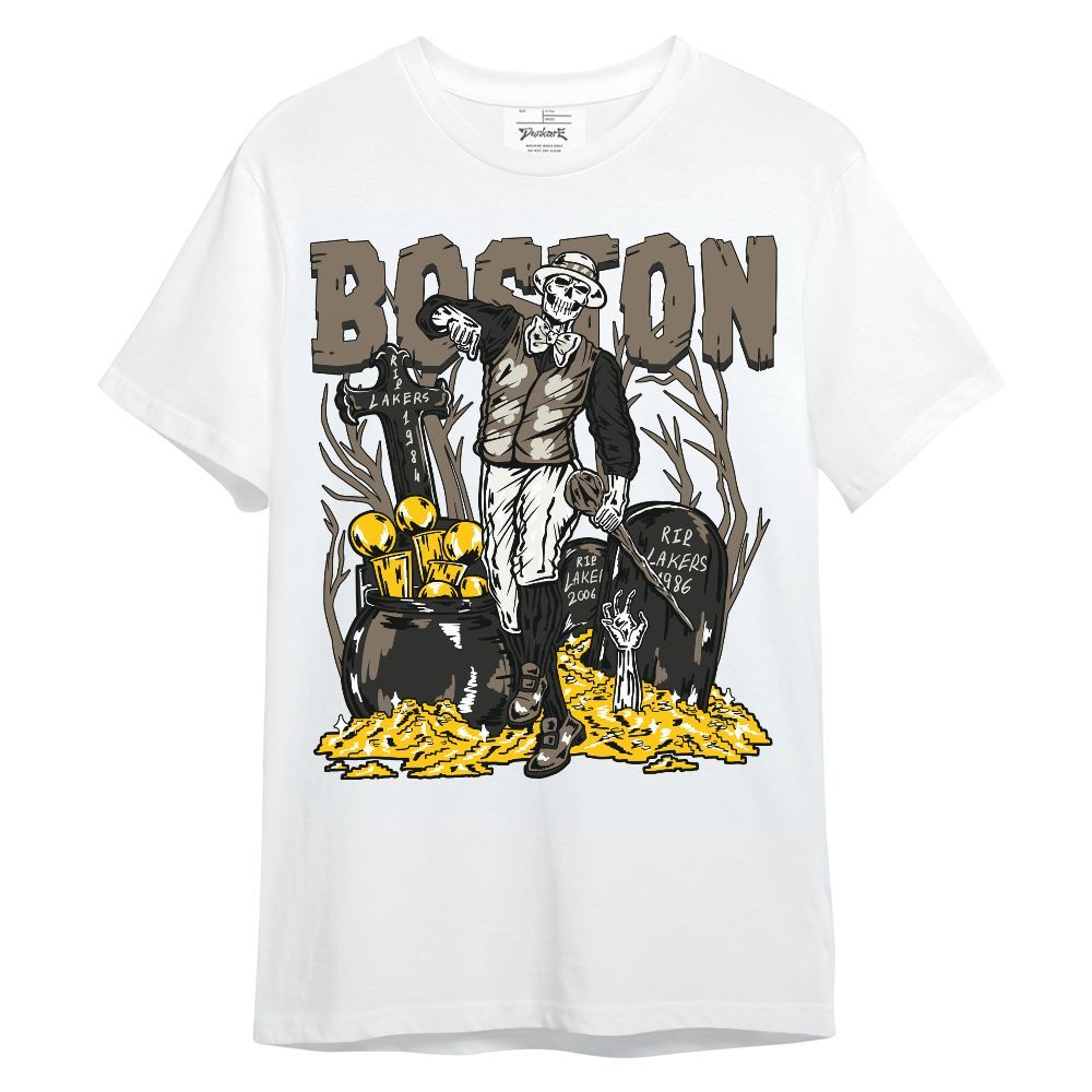 Shirt To Match Low OG Dark Mocha 1s - Goldrush Skeleton Unisex Shirt