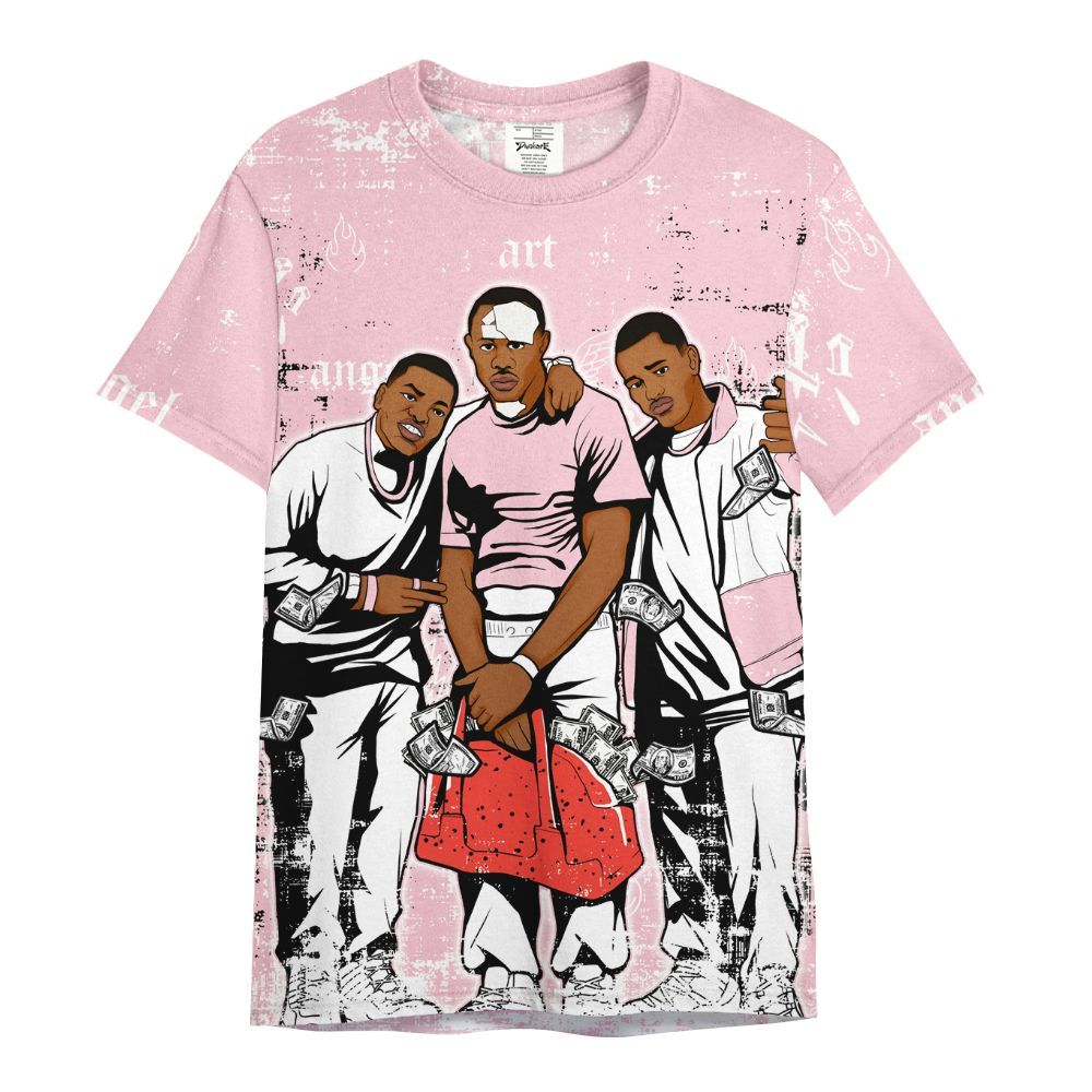Shirt To Match Retro Awake Arctic Pink - Paid In Full Money All Over Print