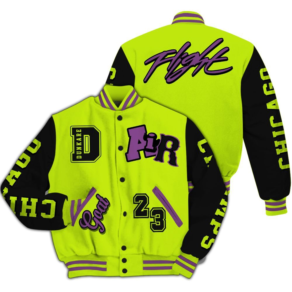 Varsity Jacket To Match GS Black Barely Volt 11s - AIR Number 23 GOAT All Over Print