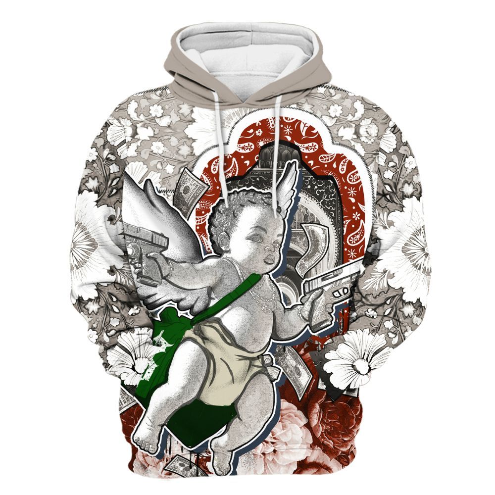 Hoodie To Match El Grito 5s - Angel Money Bag All Over Print