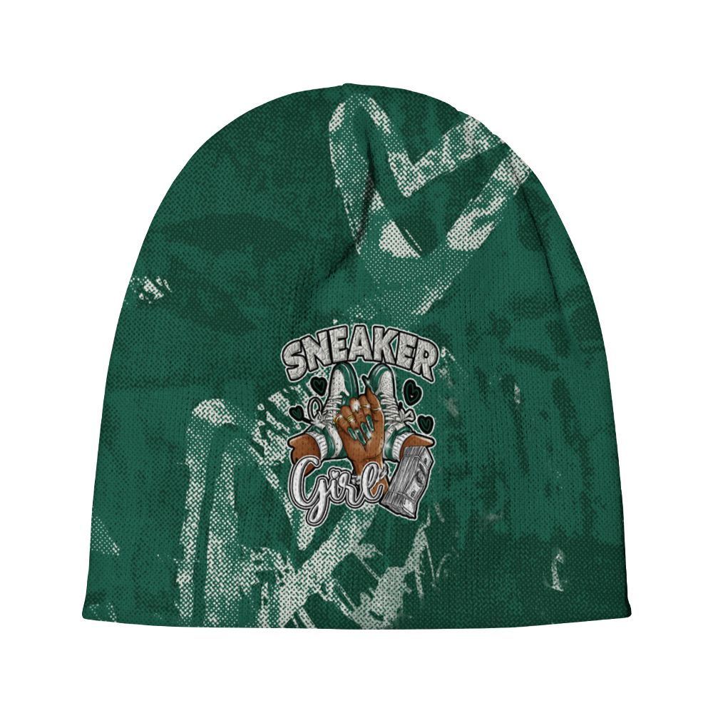 Beanie Hat To Match Oxidized Green 4s - Sneakerz Girlz Heart Grunge Graphic