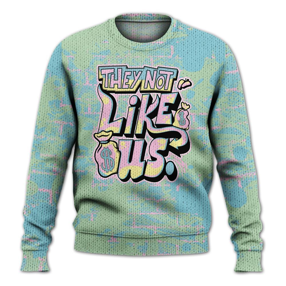 Knitted Sweater To Match SB Dunk Low Visty - Dislike Us Graphic Street Art