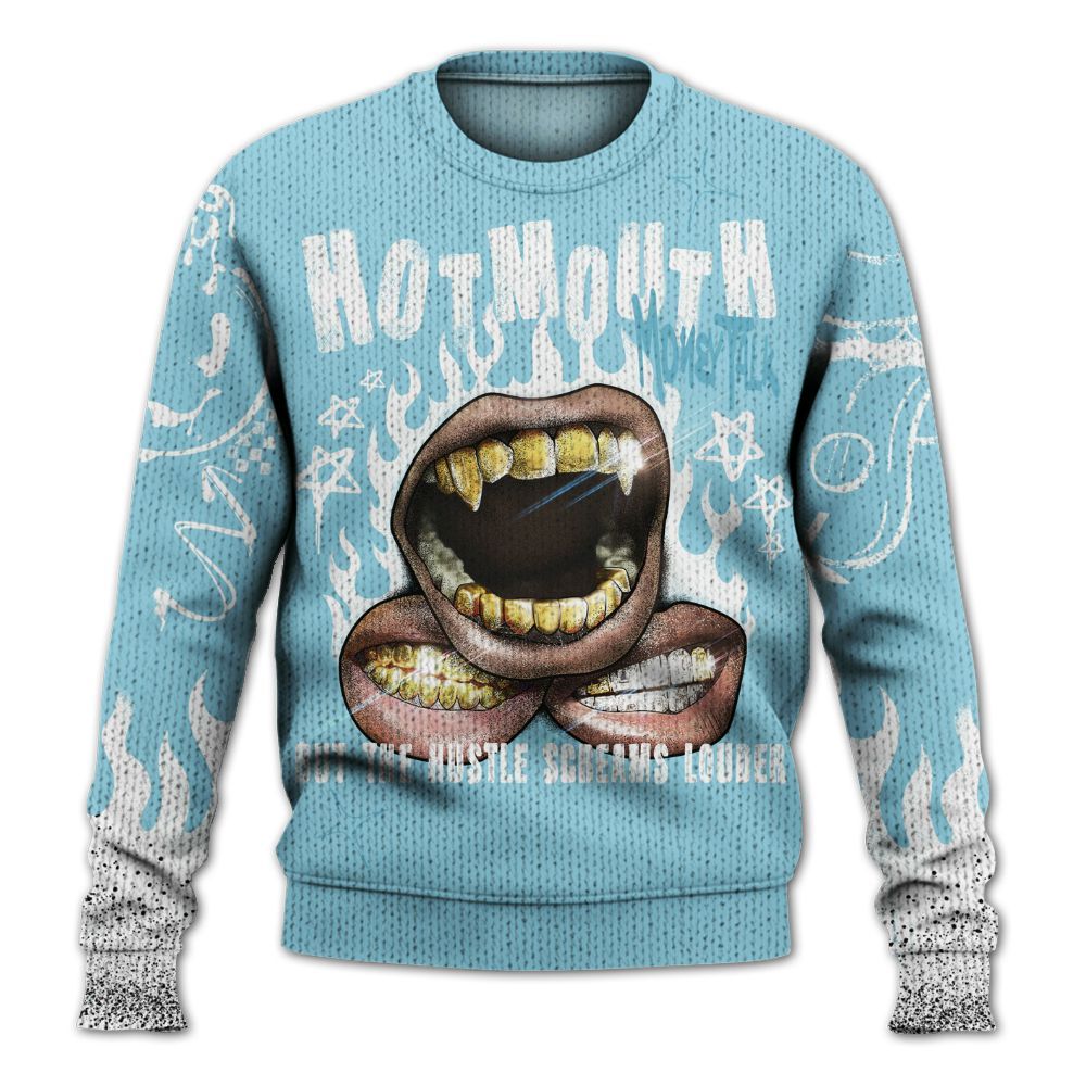 Knitted Sweater To Match Dunk High Homer Simpson - Mouth Burning Street Style