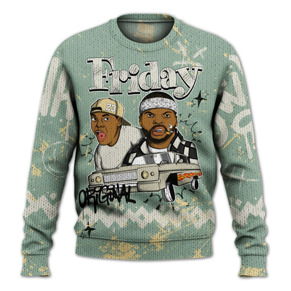 Knitted Sweater To Match Joins Year Of The Snake 5s - Friday Sneaker Crayon