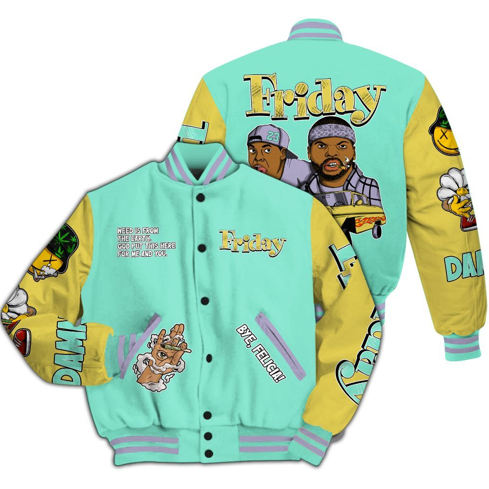 Varsity Jacket To Match Dunk Low Easter 2026 - Friday Sneaker Stress Style All Over Print