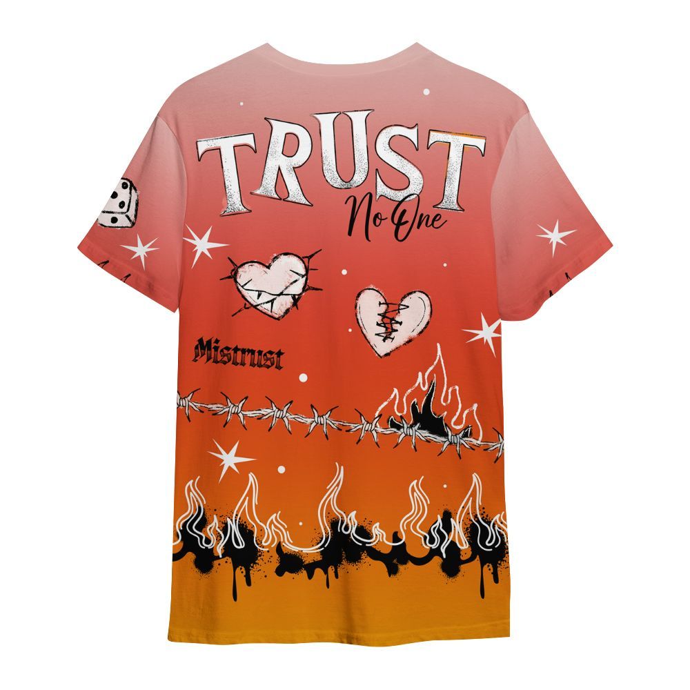 Shirt To Match Dunk High Candy Corn - Trust No One Snake-Bite Doodle Crayon All Over Print