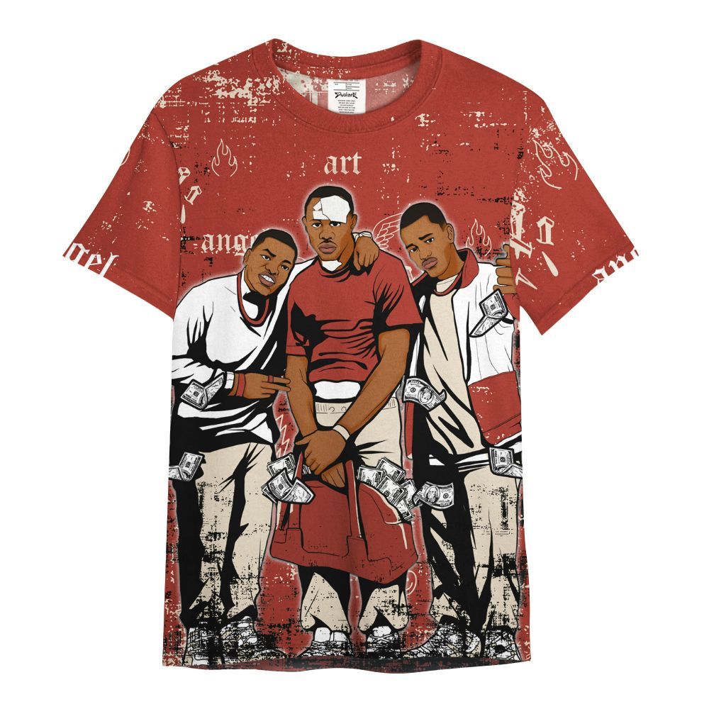 Shirt To Match Brick After Brick 4s - Paid In Full Money All Over Print