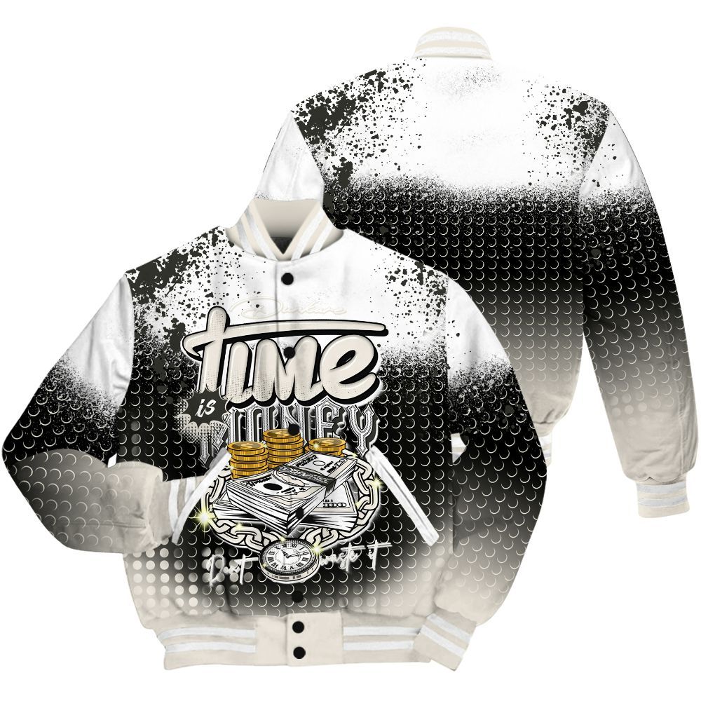 Varsity Jacket To Match Air Max Plus Moonlight Swarovski Shirt, Halftone Time Is Money All Over Print