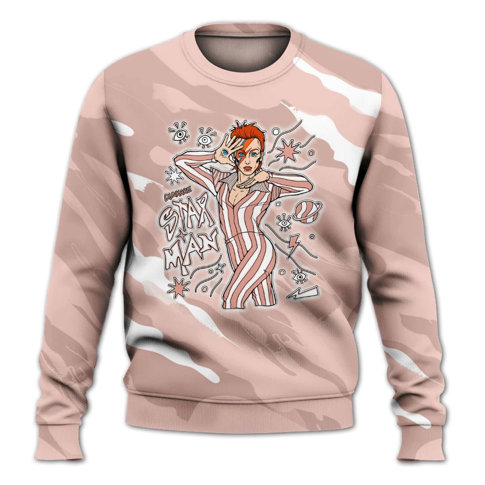 Sweatshirt To Match Low Legend Pink 11s - Starmans Graphics Colored All Over Print