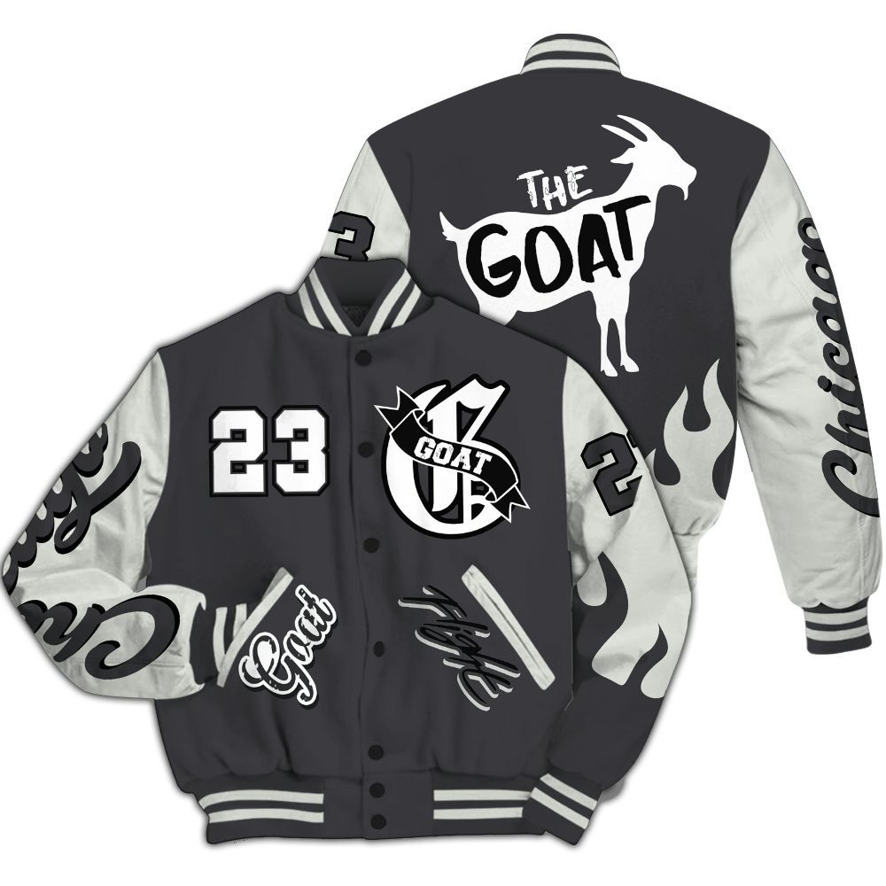 Varsity Jacket To Match Fear 4s - The G.O.A.T Flight Streetwear All Over Print