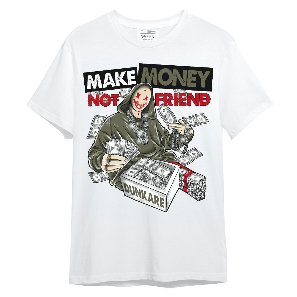 Shirt To Match Low OG Medium Olive 1s - Make Moneys Unique Unisex Shirt
