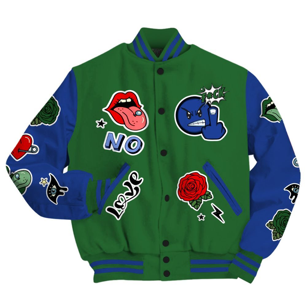 Varsity Jacket To Match Dunk Low Tennis Classic - FK Around Find Out All Over Print