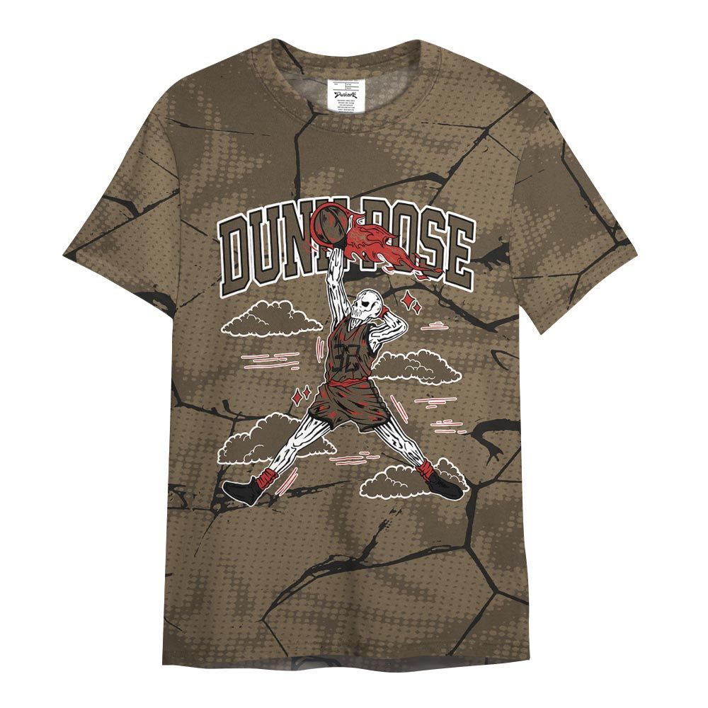 Shirt To Match Olive 9s - Pose Skeleton Crack Shirt Unisex