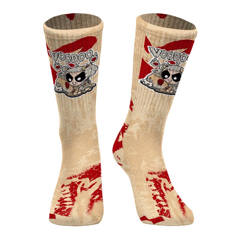 Sock To Match Dunk Low Strawberry Waffle - Voodooz