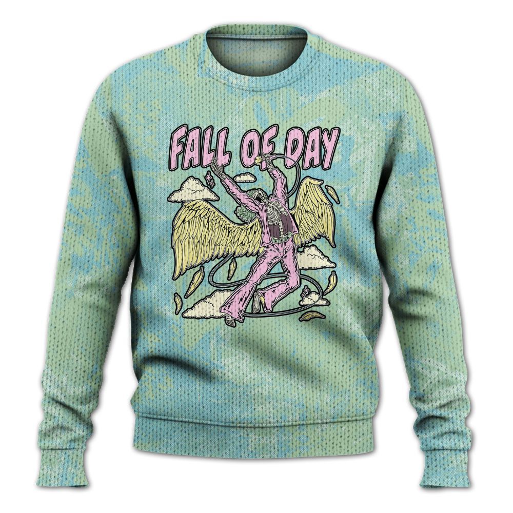 Knitted Sweater To Match SB Dunk Low Visty - Fall Of Days Skeleton Heart