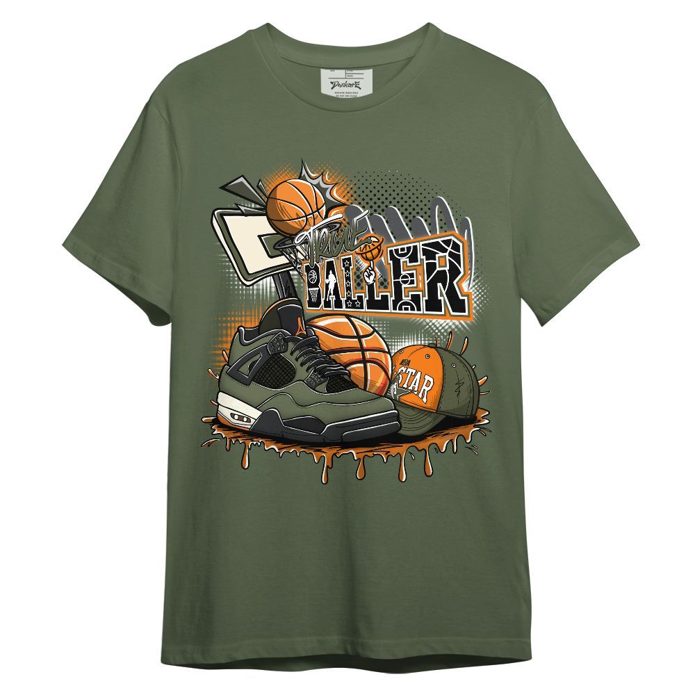 Shirt To Match Retro Undefeated 4s - True Baller Sneaker Graffiti Graphic