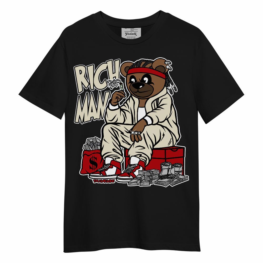 Shirt To Match Cement Grey 3s - Rich Man Bear Unisex Shirt