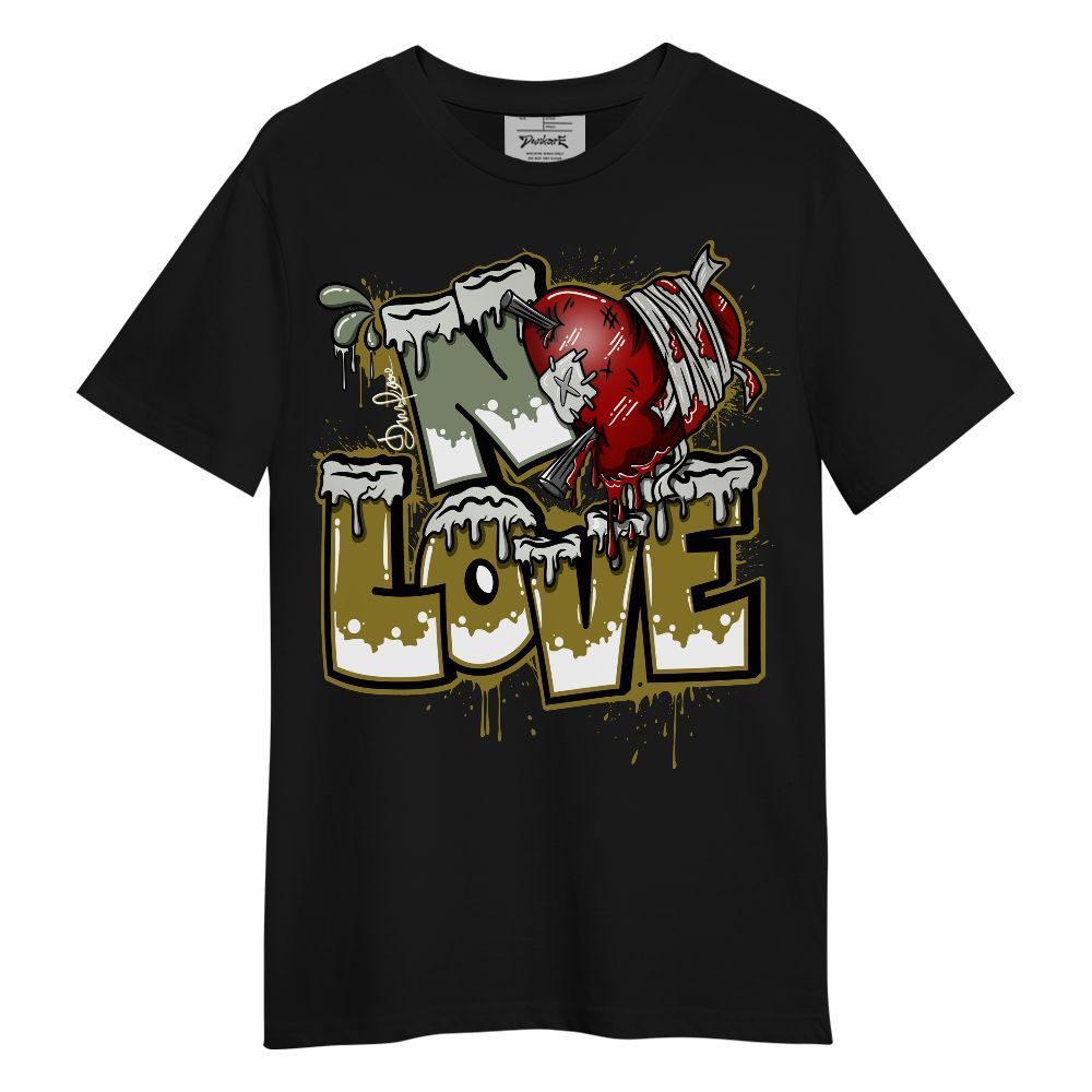 Shirt To Match Air Flightposite Metallic Gold - Drip No Love Streetwear Unisex Shirt