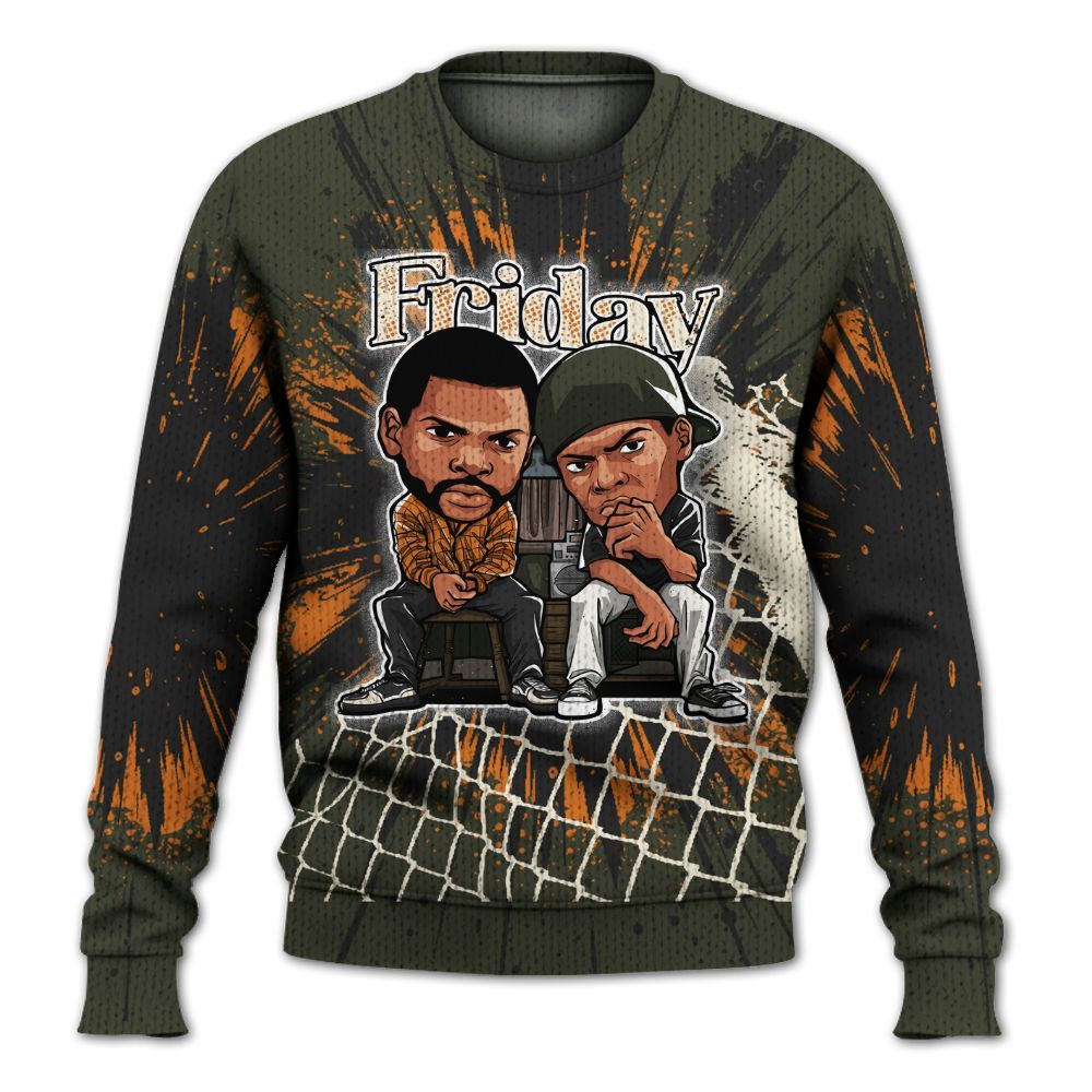 Sweater To Match Retro Undefeated 4s - Friday Movie Graphic