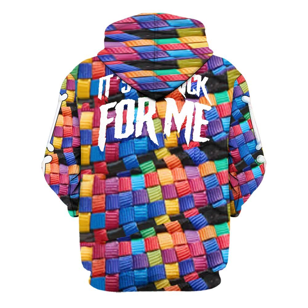 Hoodie To Match Air Rainbow Weave - It's The Kick For Me All Over Print