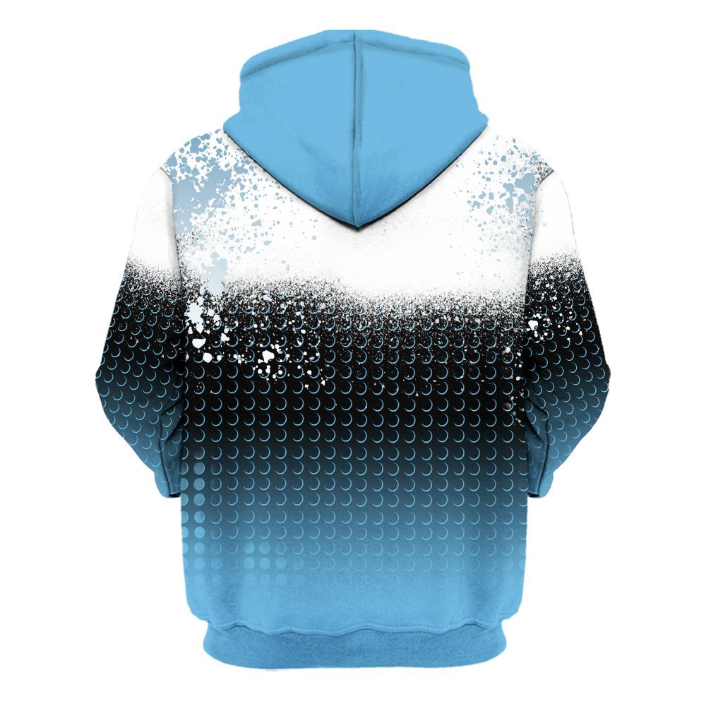 Hoodie To Match Melo 12s - Halftone Time Is Money All Over Print