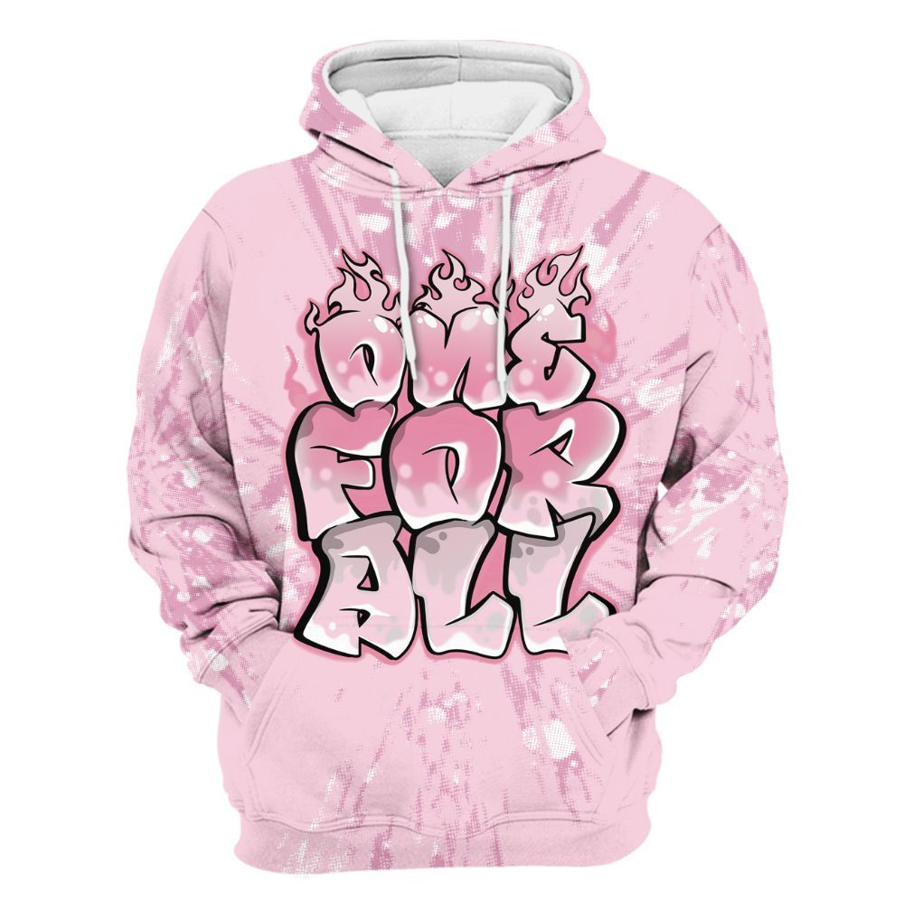 Hoodie To Match Orchid 4s - Ones For All Graphic Luxury All Over Print