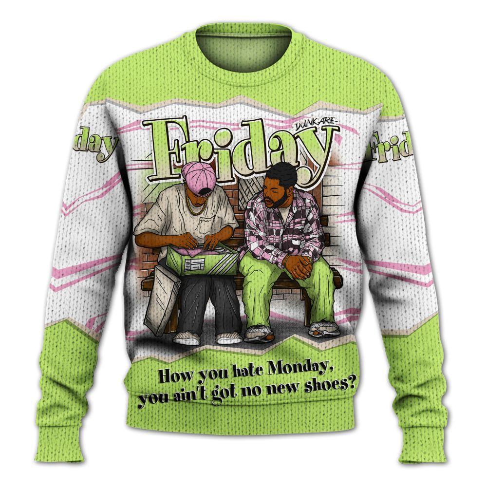 Sweater To Match Jack Black Night Silver - Friday Movie 90s TV Graphic