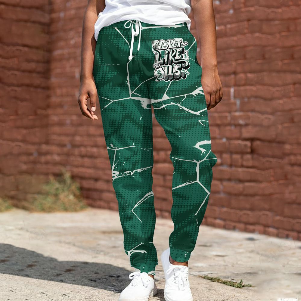 Sweatpant To Match Oxidized Green 4s - Dislike Us Graphic All Over Print