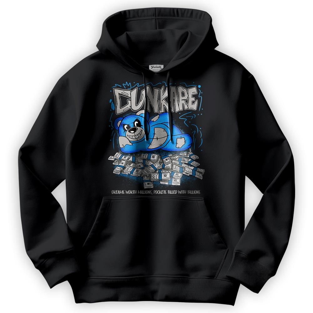 Sweatshirt To Match Hoodie Dreams Millions, Military Blue 4s Hoodie To Match Sneaker 1804 NCMD