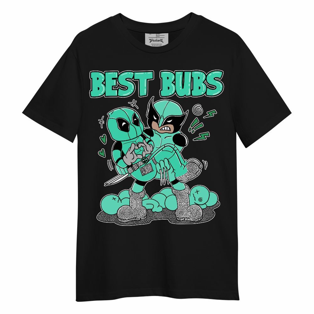 Shirt To Match Black Green Glow 3s - Bubs Cartoon Unisex Shirt