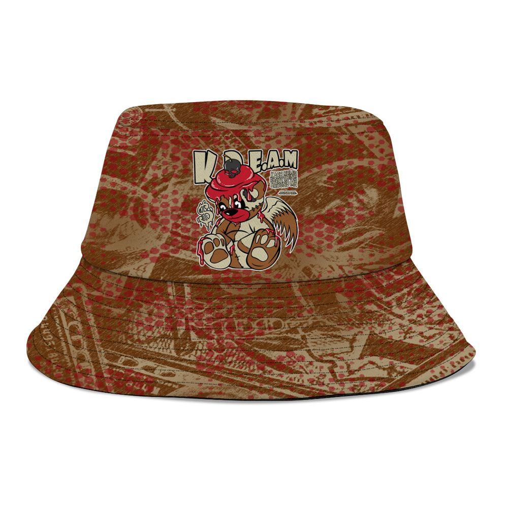 Bucket Hat To Match Archaeo Brown 5s - Loot Bear Graphic