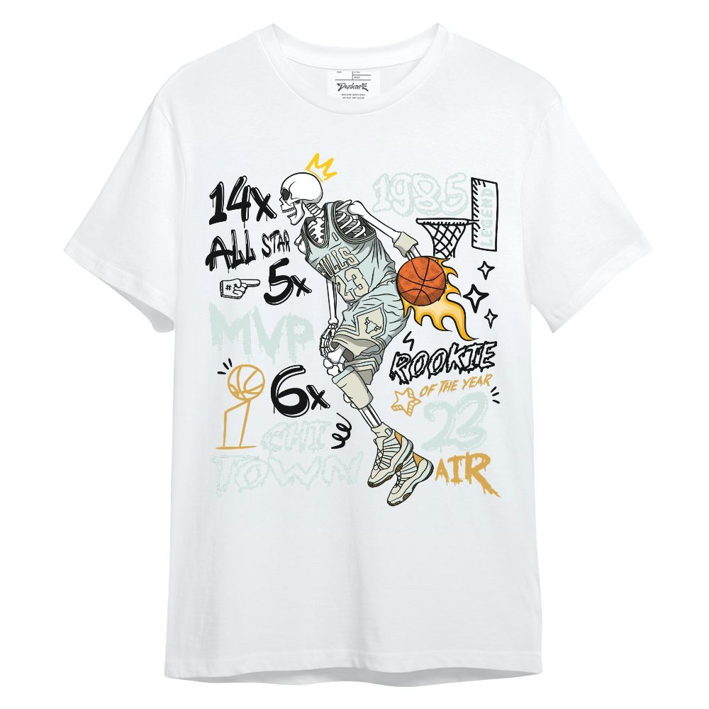 Shirt To Match Pure Platinum 4s - 1985 Legend Skeleton Unisex Shirt