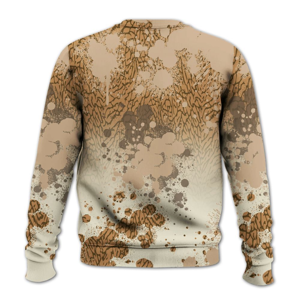 Sweatshirt To Match Orewood Brown 3s - Trust No One Scary All Over Print